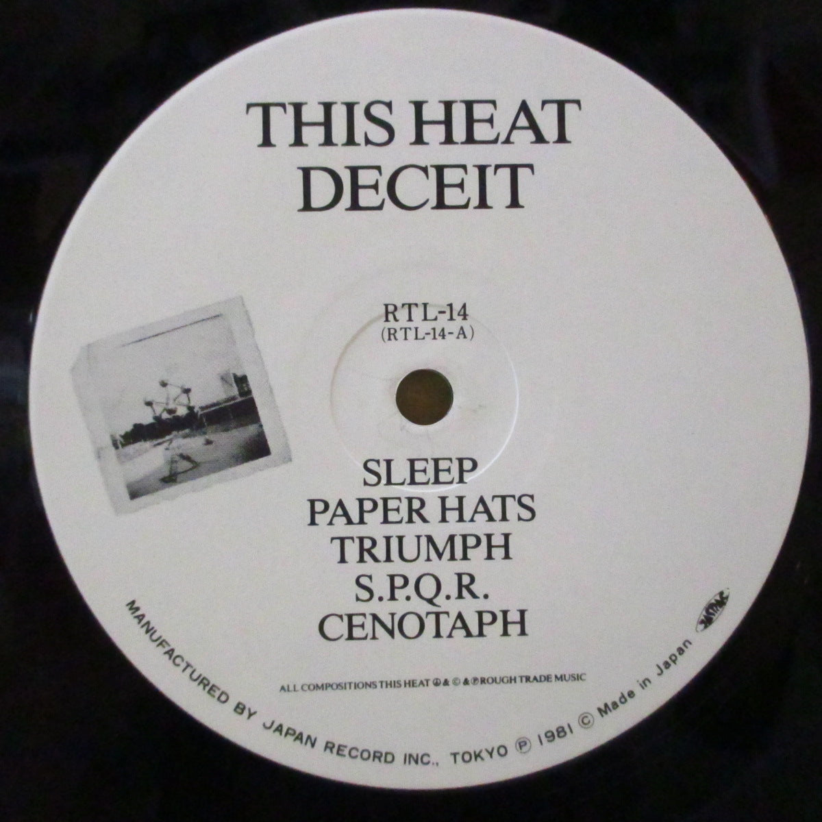 THIS HEAT (ディス・ヒート)  - 偽り - Deceit (Japan オリジナル LP+インサート/帯欠) '81年2ndアルバム