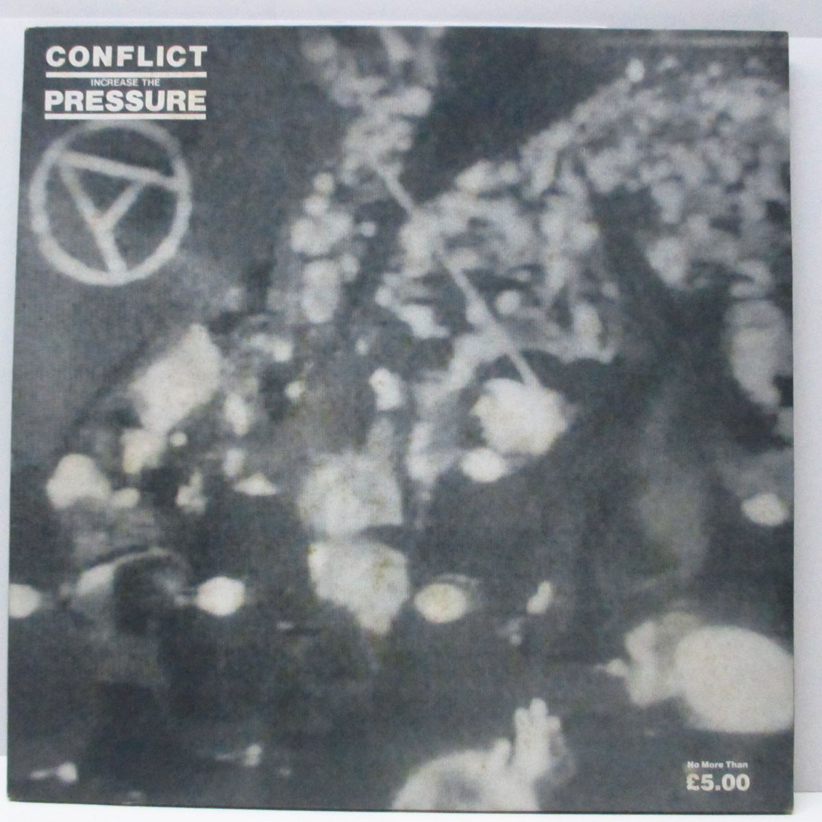 CONFLICT (コンフリクト)  - Increase The Pressure (UK 80's 再発 LP+インナー/「No More than £5」見開ジャケ）'84年セカンド！