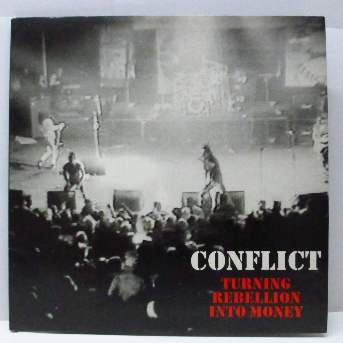 CONFLICT (コンフリクト)  - Turning Rebellion Into Money (UK オリジナル 2xLP/表面光沢見開ジャケ) feat. スティーブ・イグノラント (Crass) !