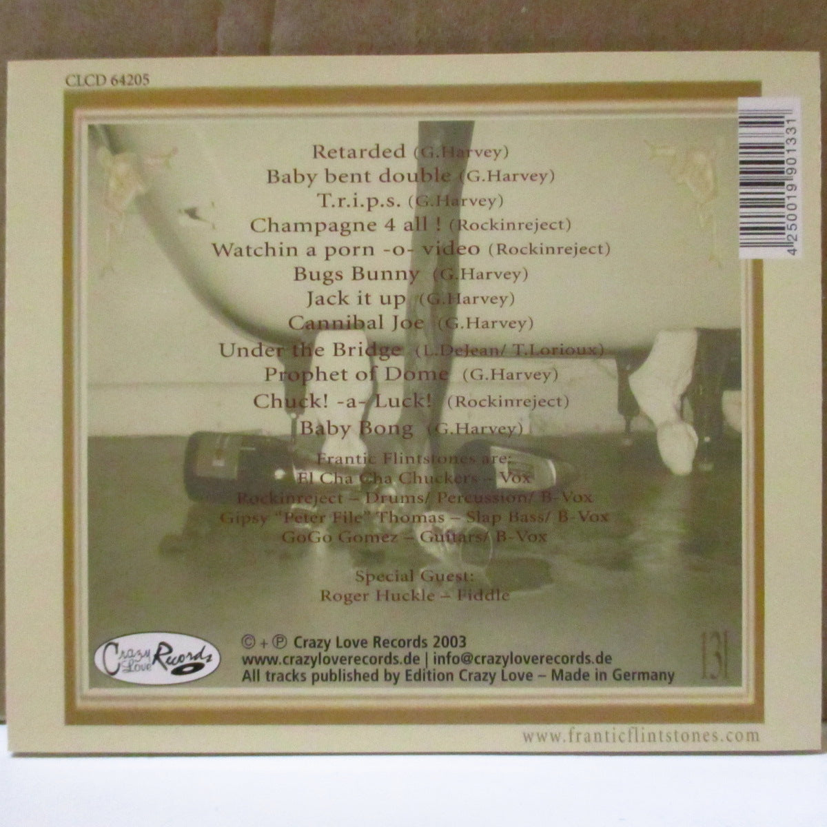 FRANTIC FLINTSTONES (フランティック・フリントストーンズ)  - Champagne 4 All ! (German オリジナル CD) '03年アルバム