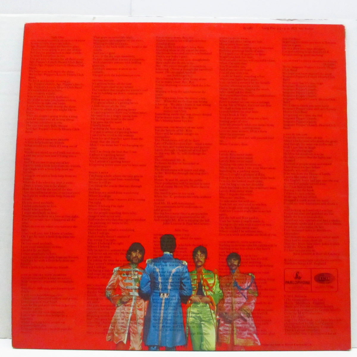 BEATLES (ビートルズ)  - Sgt.Peppers Lonely Hearts Club Band (UK オリジナル「ステレオ」LP+インナー、インサート/「中ジャケ折り返有」両面コーティング見開ジャケ)