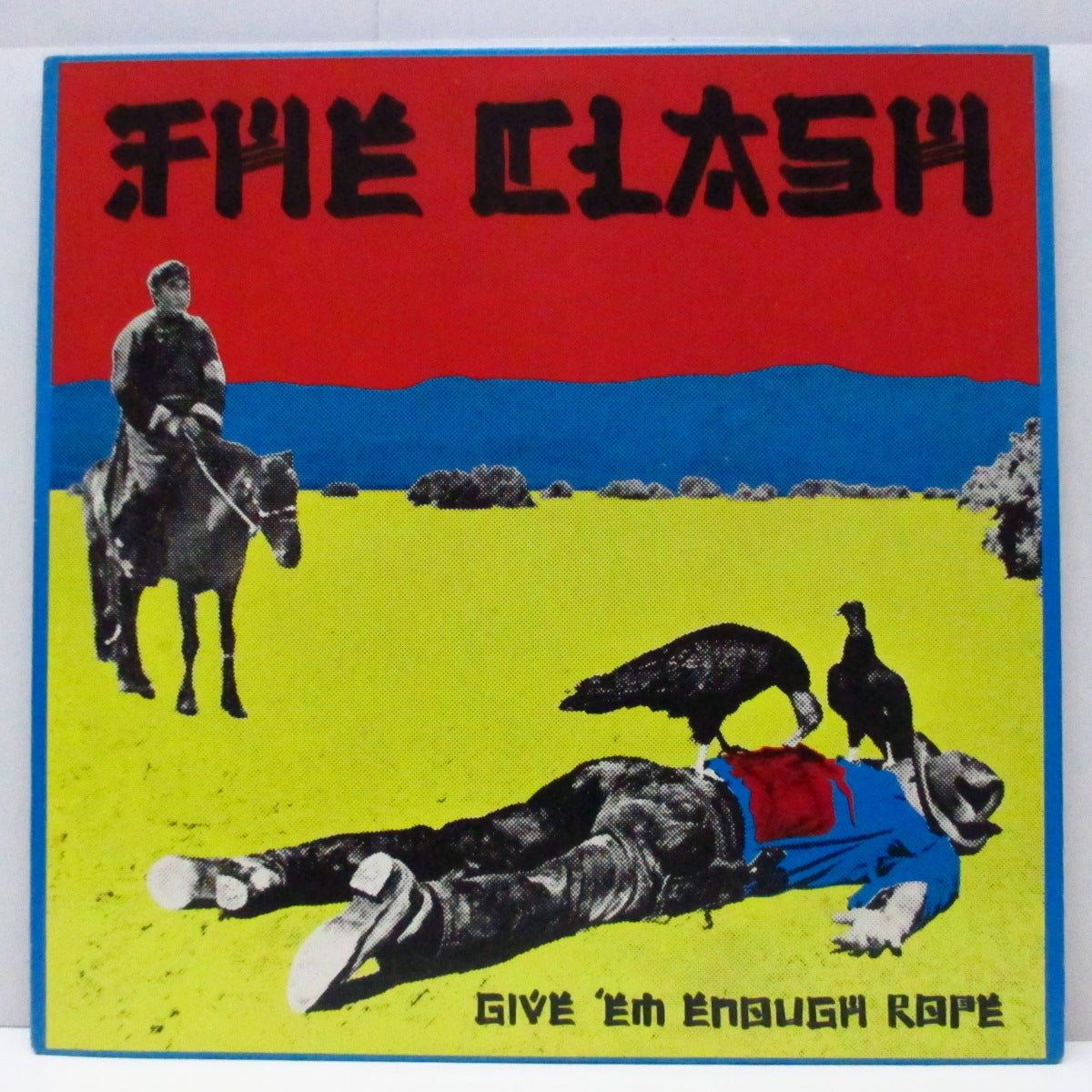 CLASH, THE (クラッシュ)  - Give'em Enough Rope (US 80's 再発「青ラベ」LP+バーコード有「オリエンタルブロック体」ジャケ/PE 35543) 