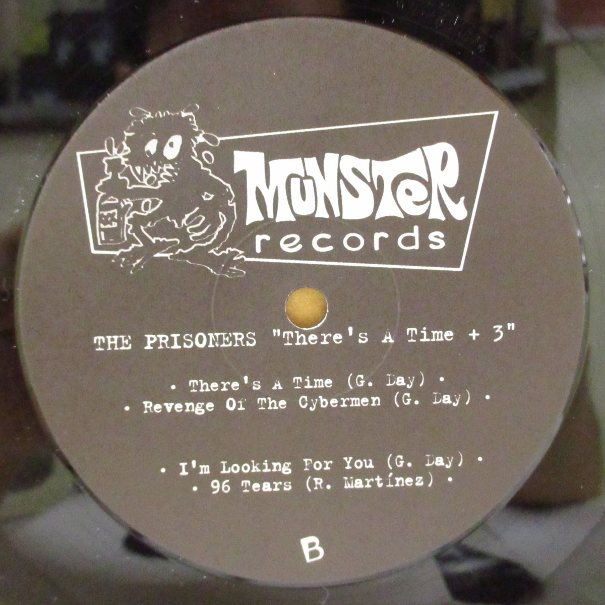 PRISONERS, THE (プリズナーズ)  - There's A Time +3 (Spain '99 再発4曲入り「黒盤」 10インチ)