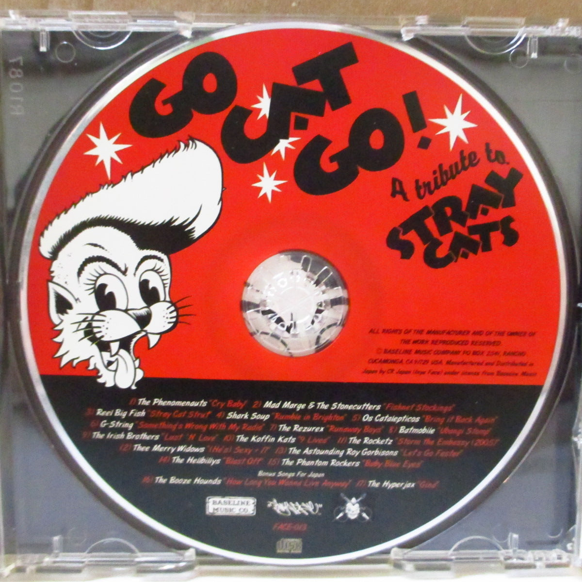 V.A. ('00s US・ネオロカ/サイコビリー・コンピ)  - Go Cat Go! - A Tribute To Stray Cats (Japan オリジナル CD+帯) '06年ストレイキャッツ・トリビュートアルバム