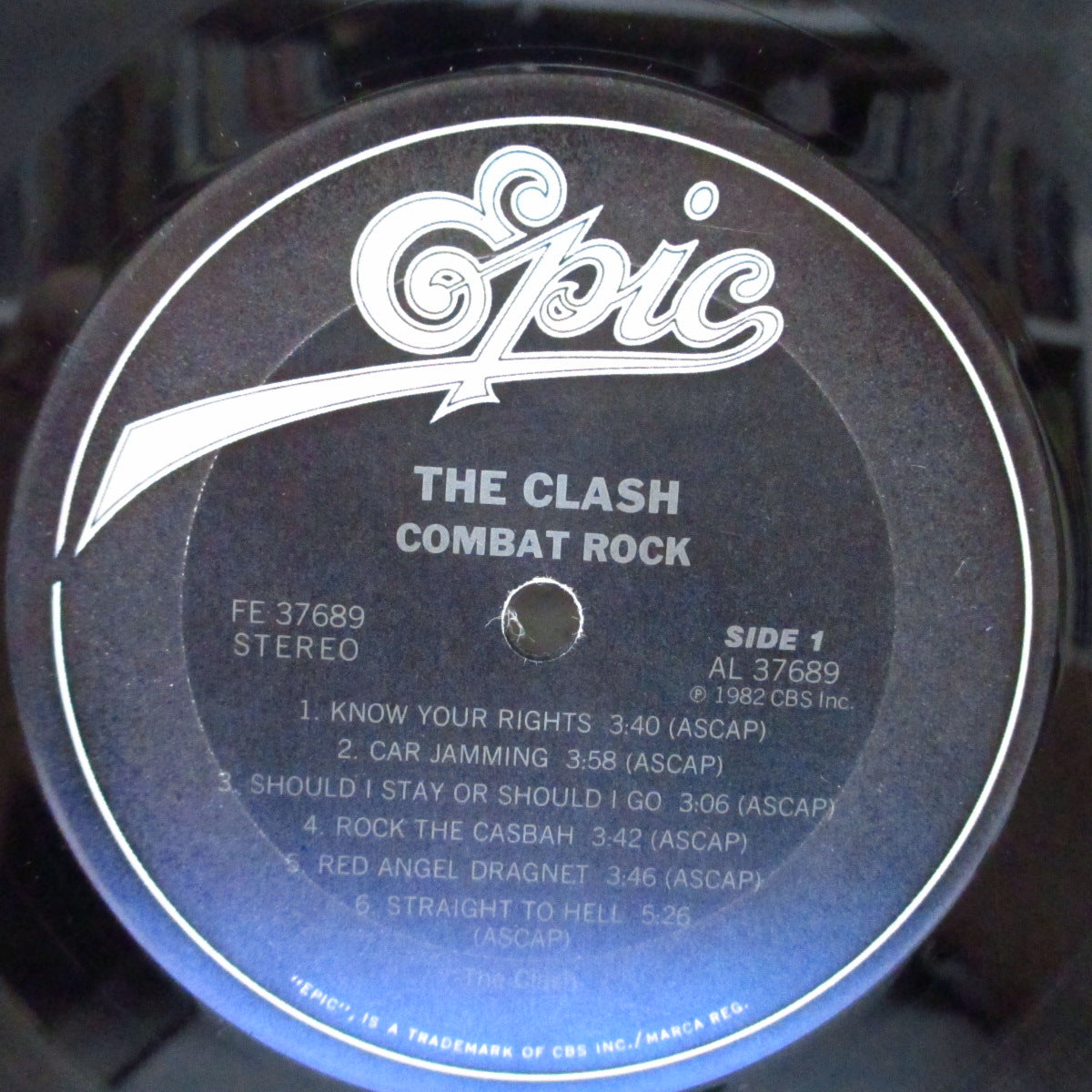CLASH, THE (クラッシュ)  - Combat Rock (US 80' s 再発「青ラベ」LP/FE 37689) 