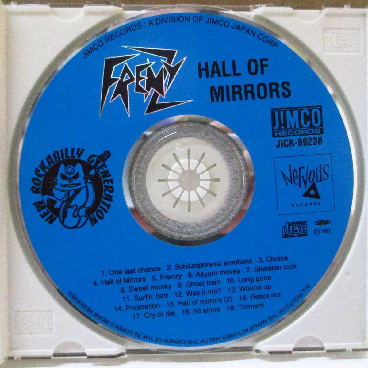 FRENZY (フレンジー)  - Hall Of Mirrors (Japan '93 再発 CD+帯) '85年1stアルバム