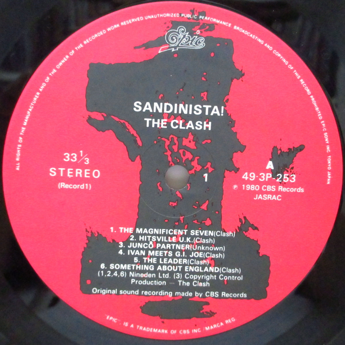 CLASH, THE (クラッシュ) - Sandinista! (Japan オリジナル 3xLP+