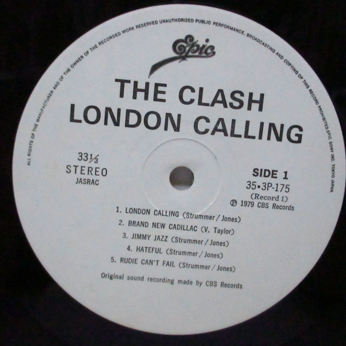 CLASH, THE (クラッシュ) - London Calling (Japan オリジナル 2xLP+見