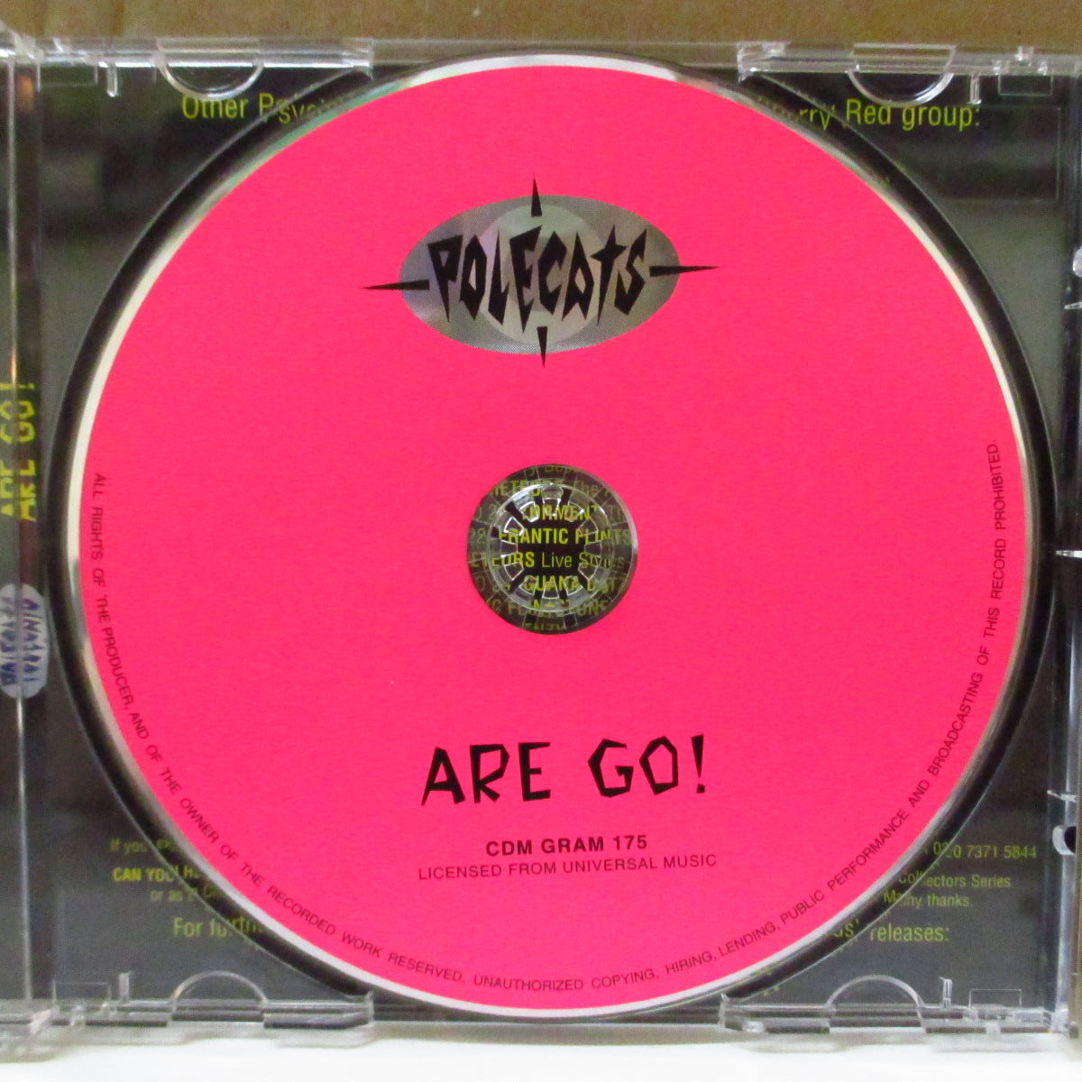 POLECATS (ポールキャッツ)  - Are Go! (UK '03 再発 CD) '81年1stアルバム