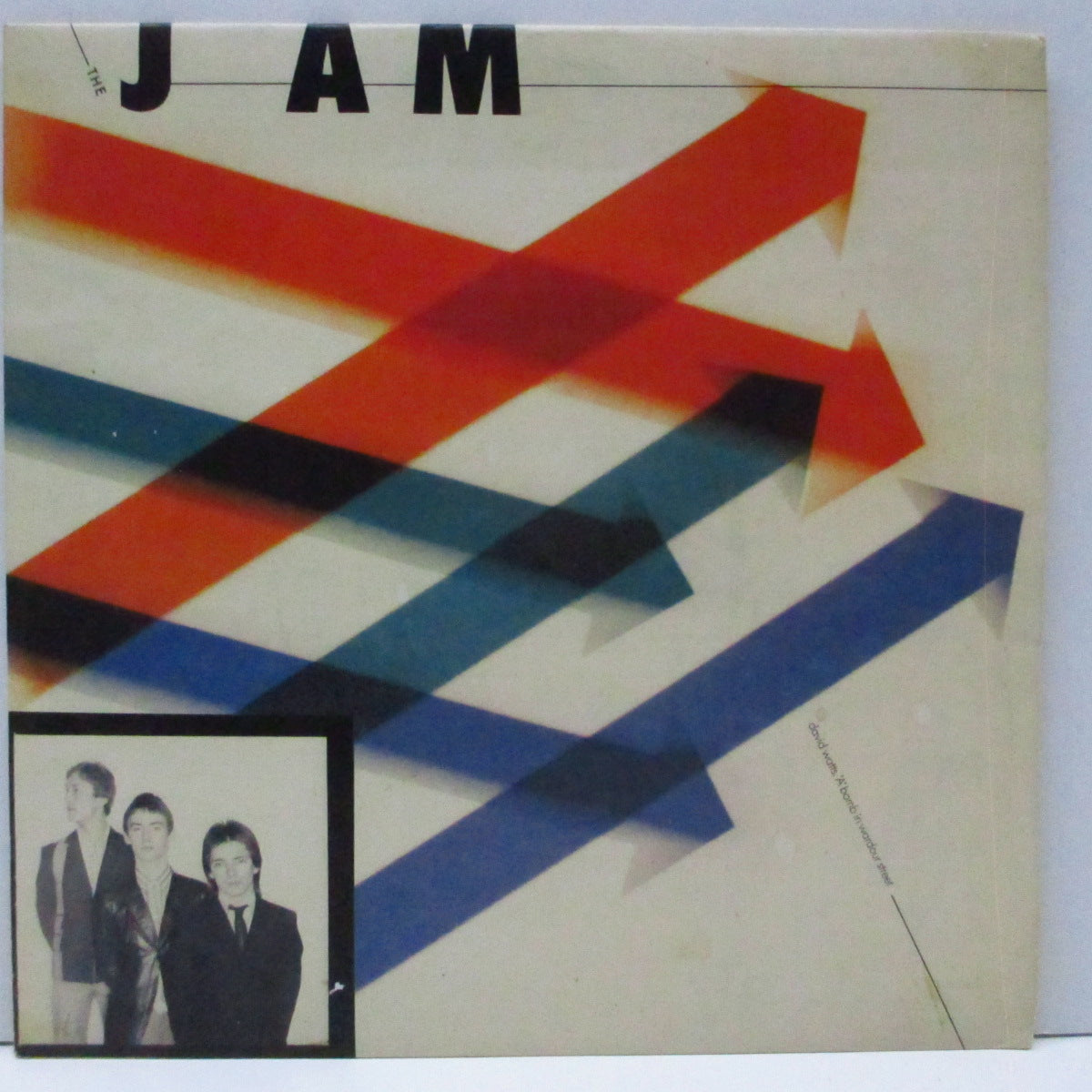 JAM, THE (ザ・ジャム)  - David Watts (UK 初回ミスプリント「フラットセンター」7"/光沢固紙折り返ジャケ)「Ray Davis」の誤表記 Ver.