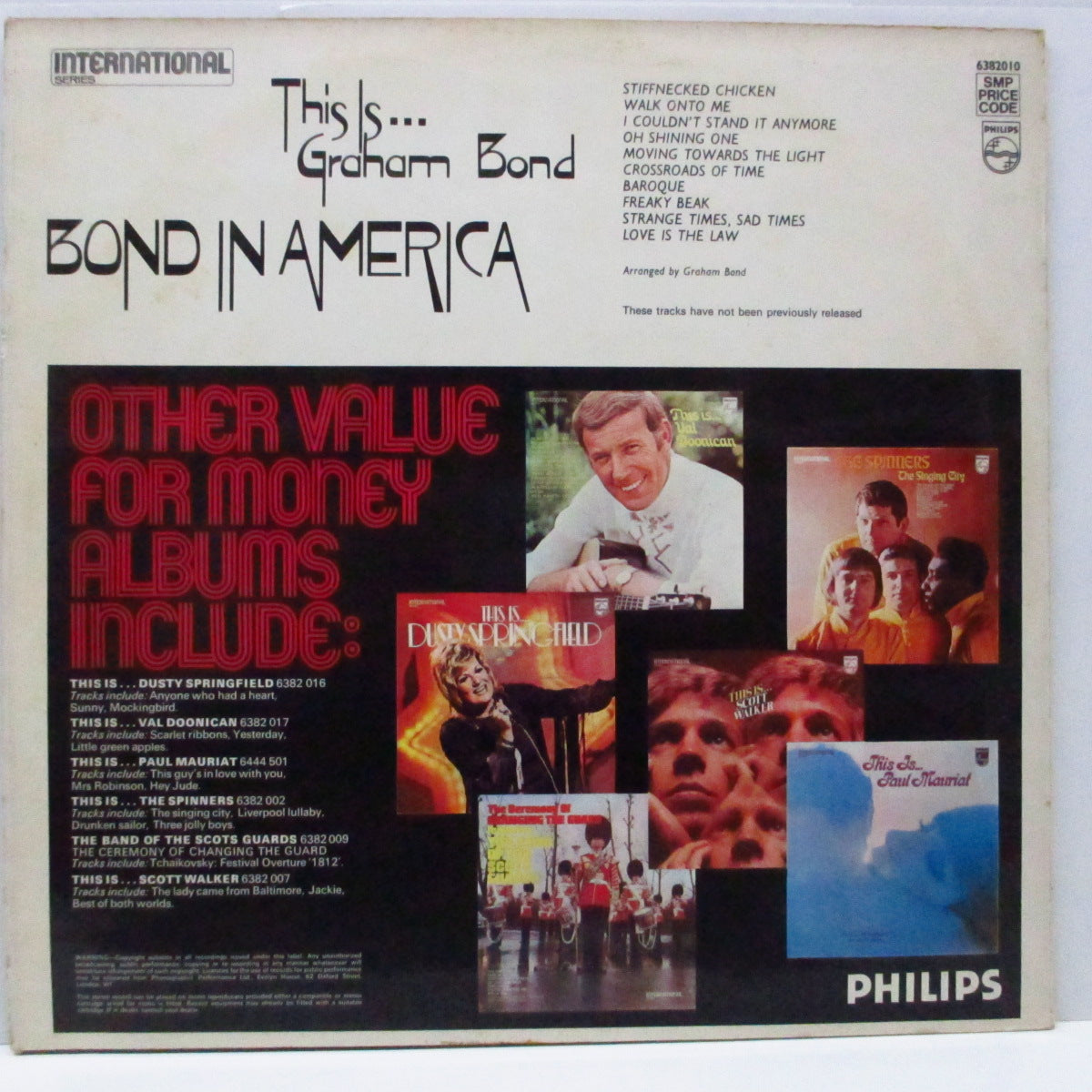GRAHAM BOND (グラハム・モンド)  - This Is... Graham Bond - Bond In America (UK オリジナル LP/両面コーティングジャケ) '68〜'69年の英国未発表曲コンピ !