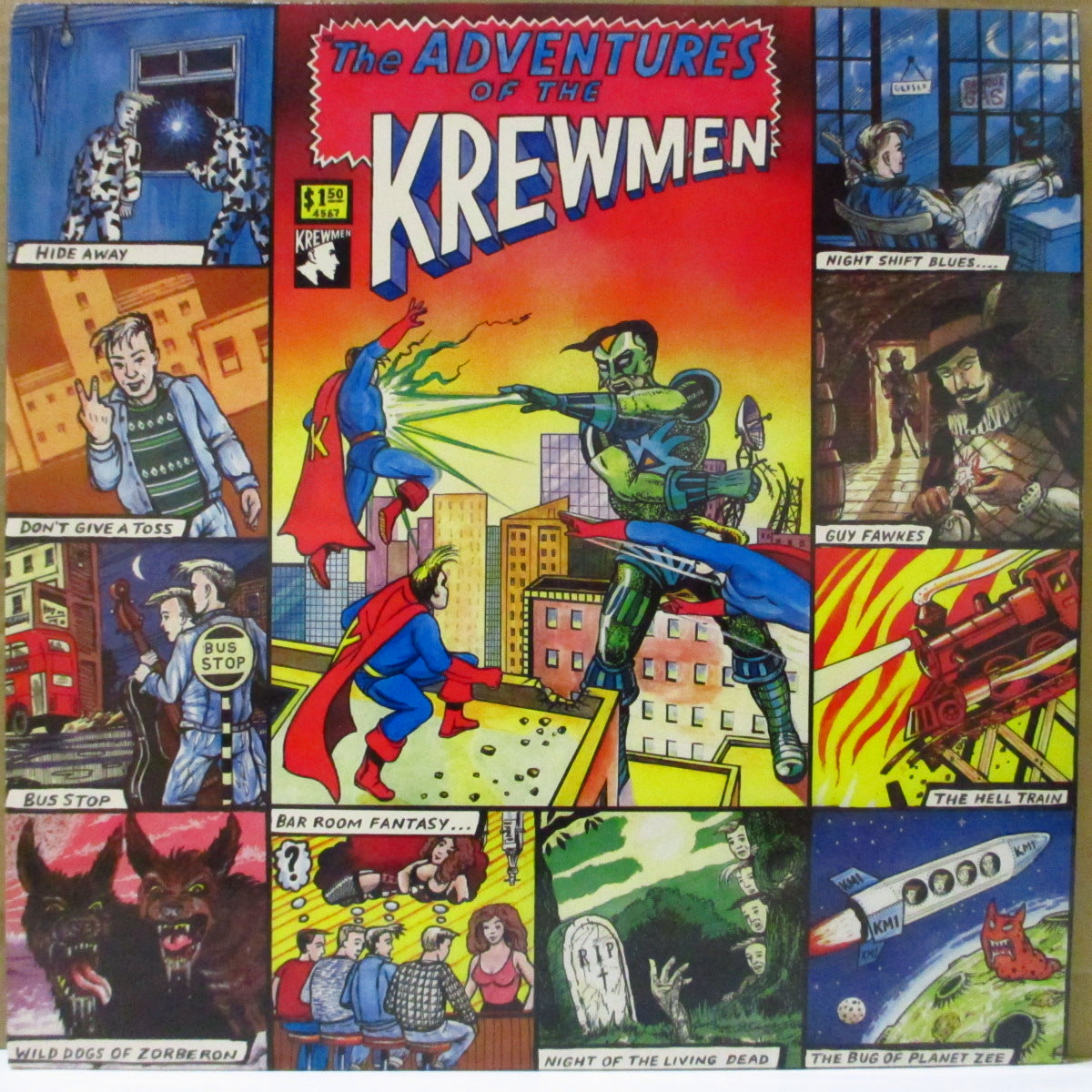 KREWMEN (クリューメン)  - The Adventures Of The Krewmen (UK オリジナル LP) '86年1stアルバム