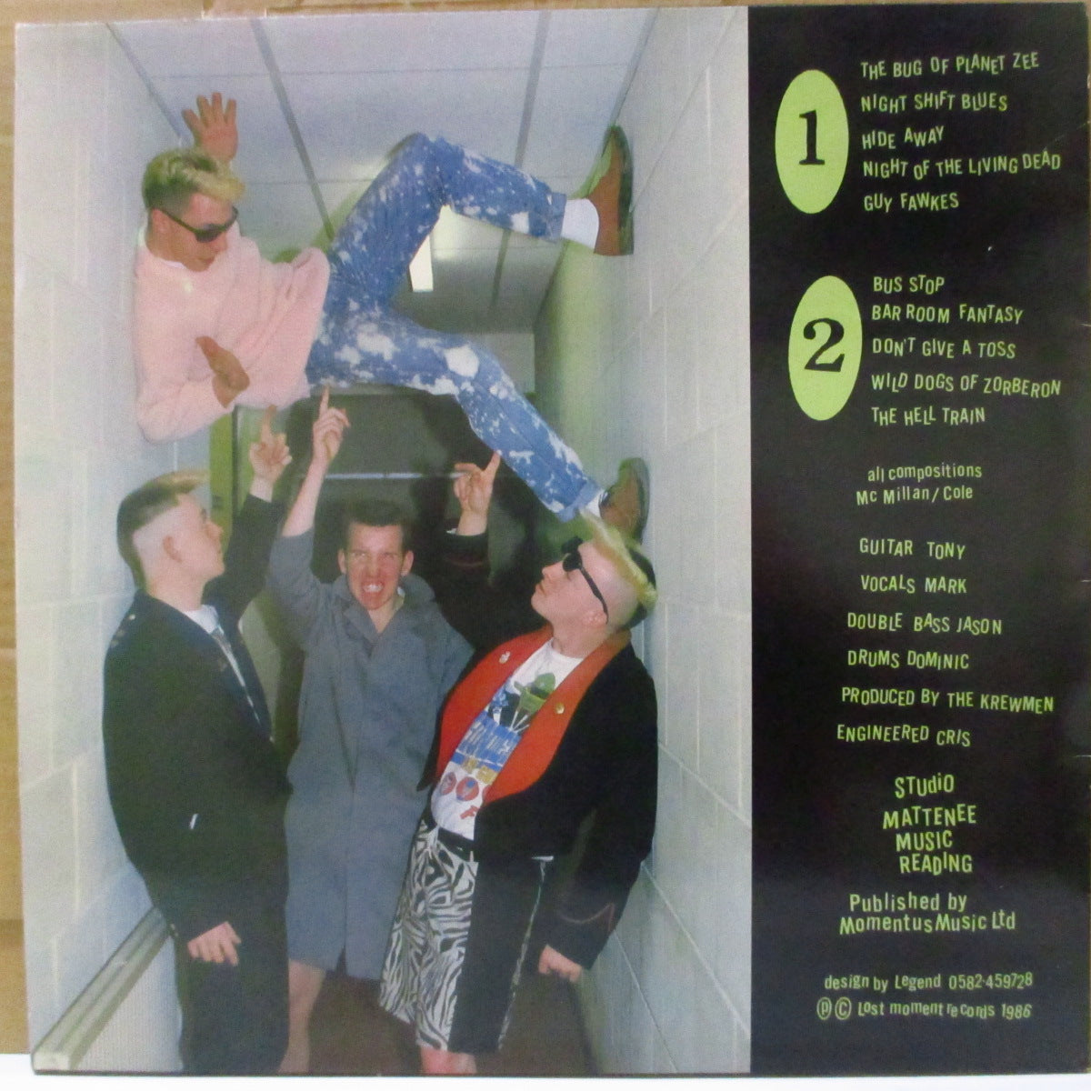 KREWMEN (クリューメン)  - The Adventures Of The Krewmen (UK オリジナル LP) '86年1stアルバム