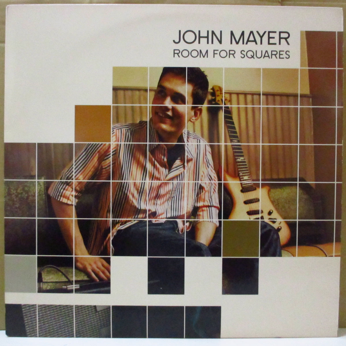 JOHN MAYER (ジョン・メイヤー)  - Room For Squares (US オリジナル LP+インナー) '01年1stアルバム
