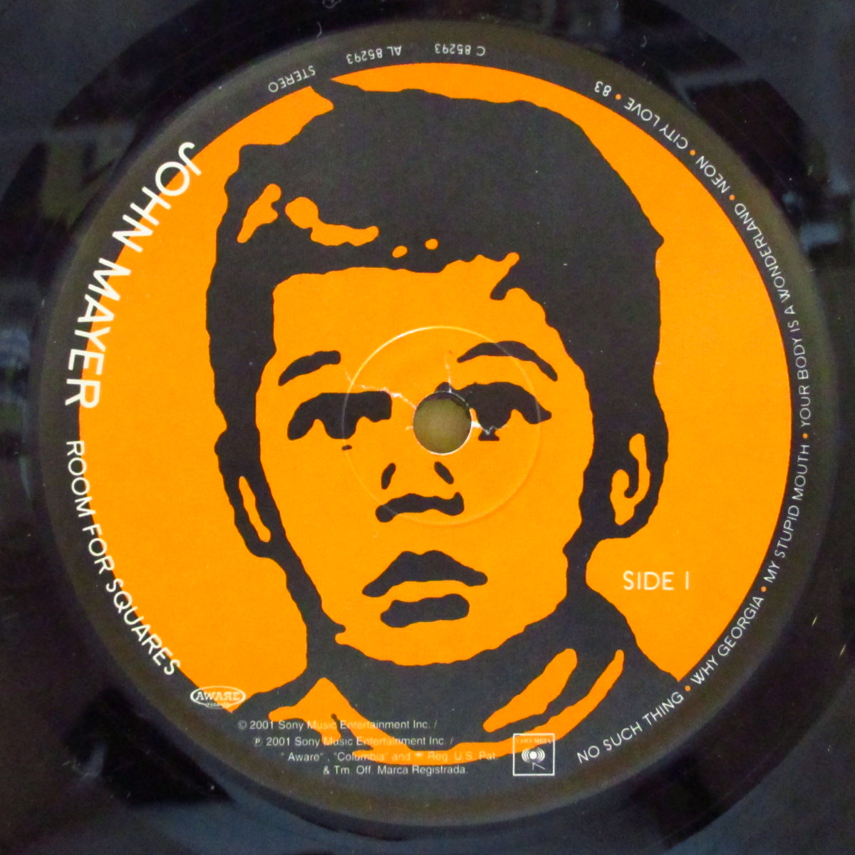 JOHN MAYER (ジョン・メイヤー)  - Room For Squares (US オリジナル LP+インナー) '01年1stアルバム