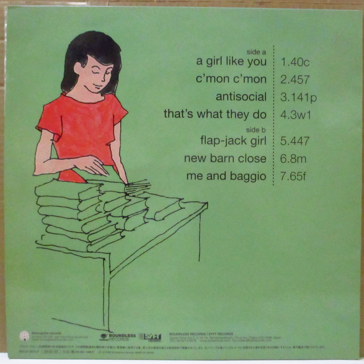 HOLIDAY WITH MAGGIE (ホリディ・ウィズ・マギー)  - Librarian Types (Japan オリジナル MLP+インサート) '02年ミニアルバム