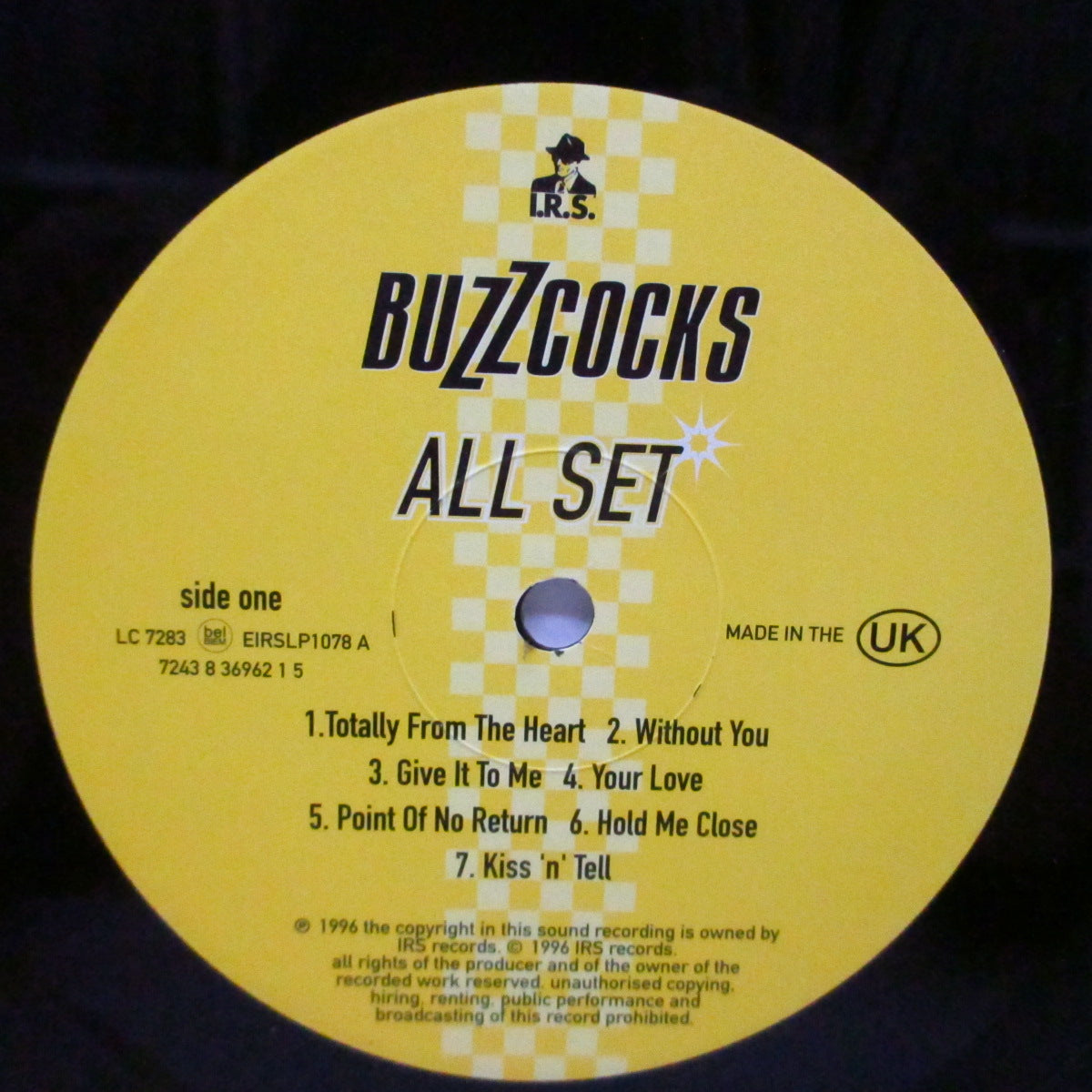 BUZZCOCKS (バズコックス) - All Set (UK オリジナル LP) '96年再結成