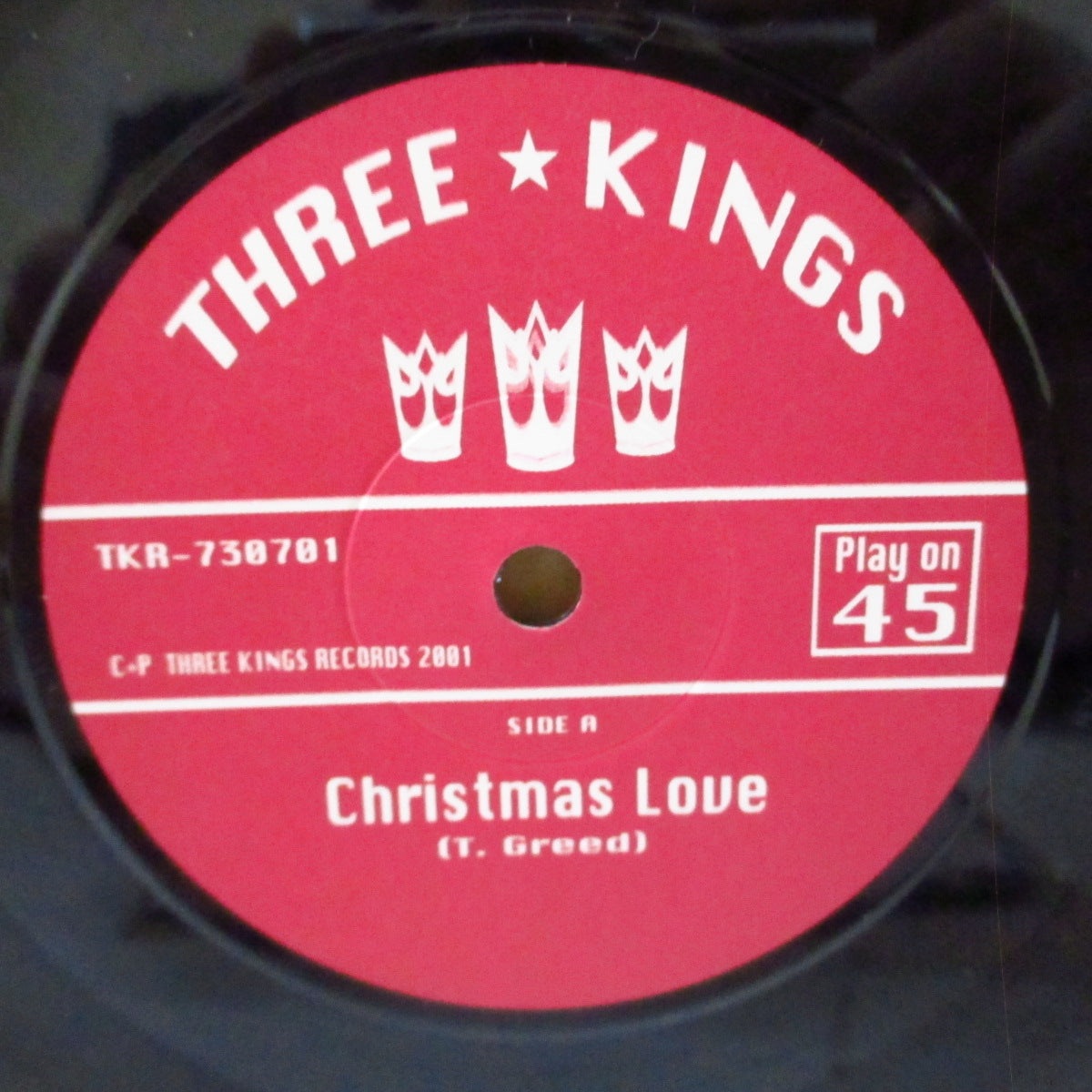 TOM GREED & THE SNOWFLAKES (トム・グリード・アンド・ザ・スノーフレークス)  - Christmas Love (German '01 オリジナル 7インチ+インサート/光沢固紙ジャケ)