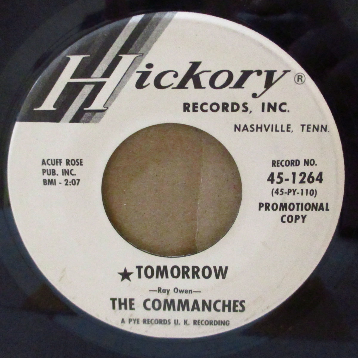 COMMANCHES, THE (ザ・コマンチェズ)  - Missed Your Lovin' (US '64 プロモ・白ラベ7インチ) 英国どマイナーアップテンポ・8ビートMOD-R&B！