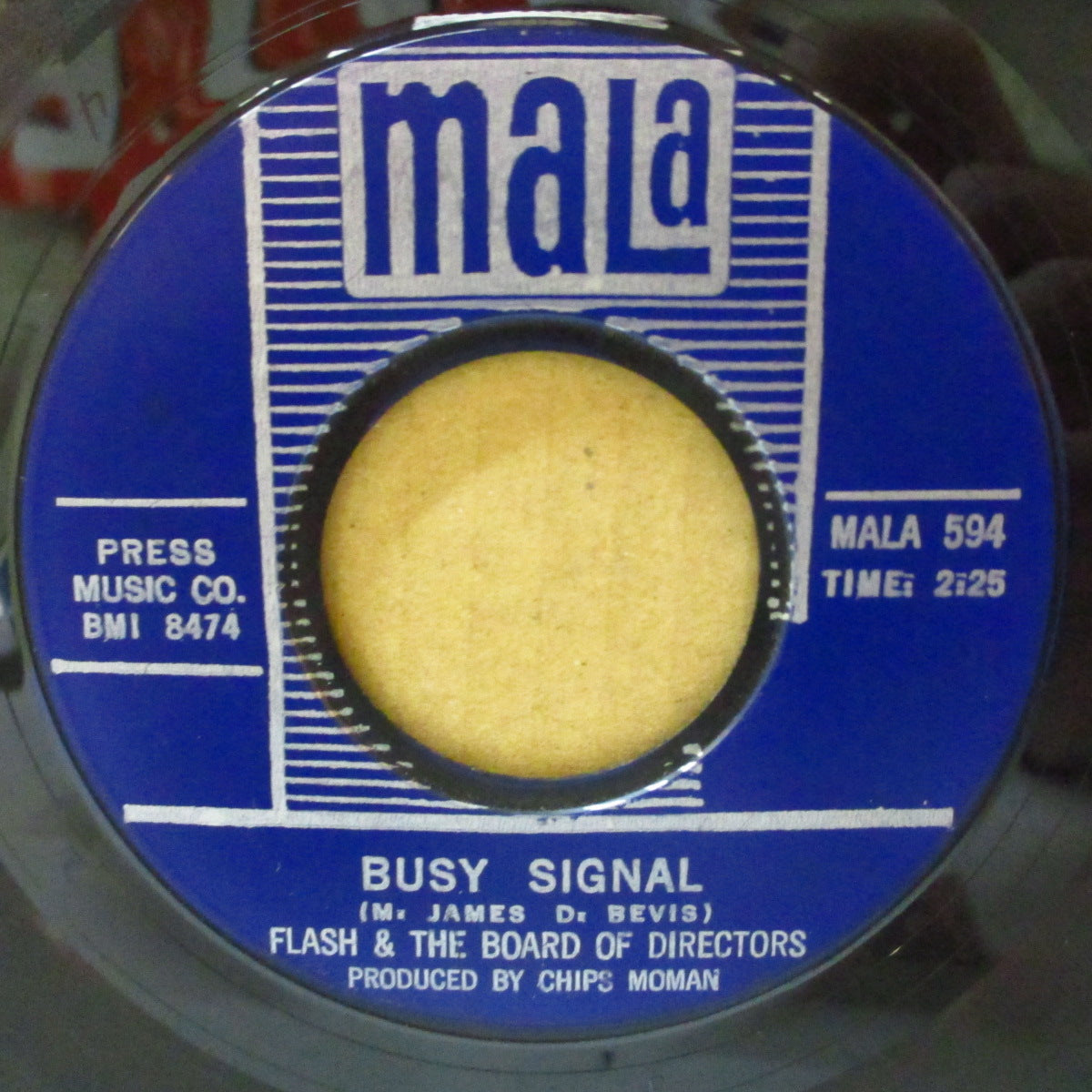 FLASH ＆ THE BOARD OF DIRECTORS (フラッシュ＆ザ・ボード・オブ・ダイレクションズ)  - Busy Signal / Love Ain't Easy (US '67 オリジナル「青プラスチック・ラベ」7インチ)ビートルズ調哀愁美メロ・ポップス！