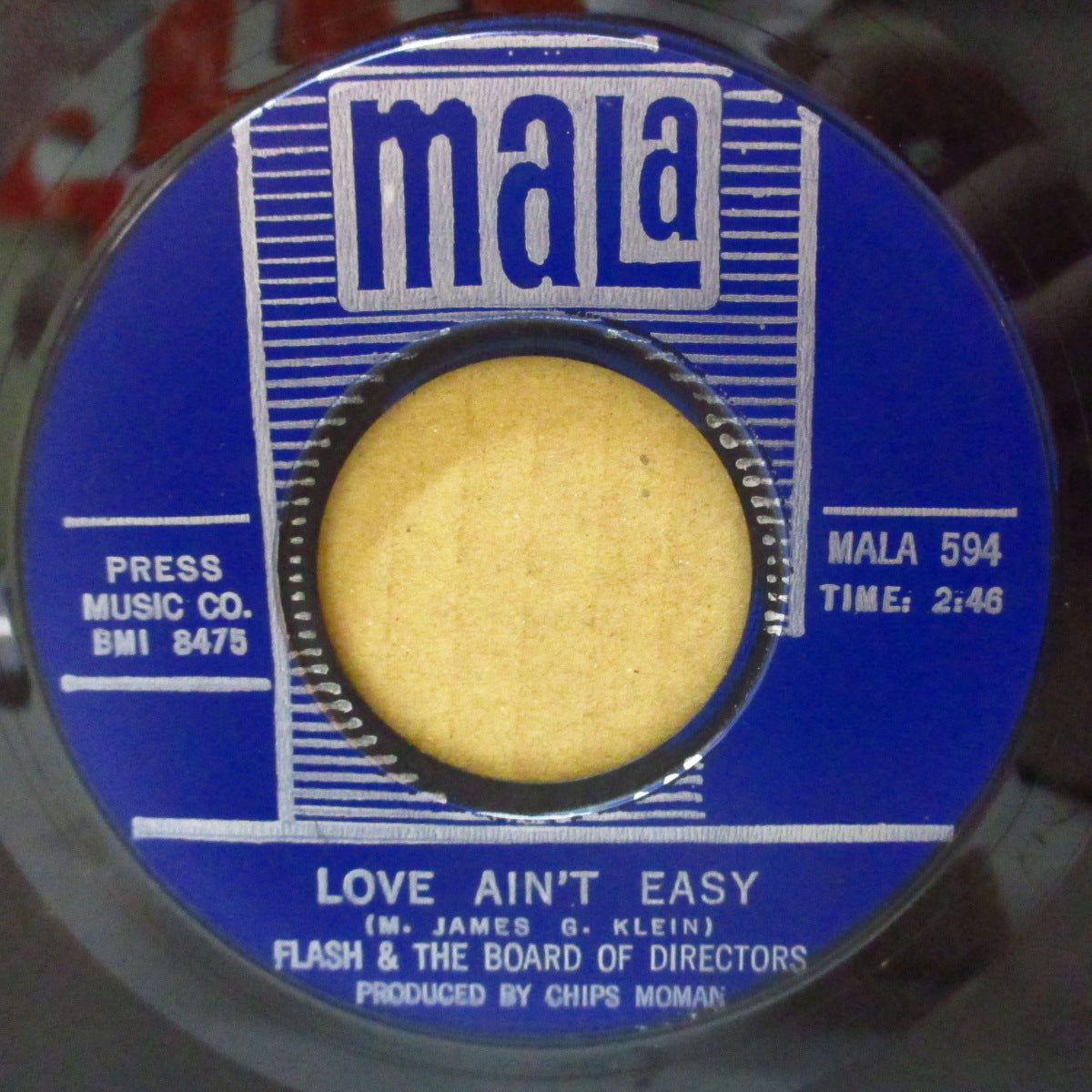 FLASH ＆ THE BOARD OF DIRECTORS (フラッシュ＆ザ・ボード・オブ・ダイレクションズ)  - Busy Signal / Love Ain't Easy (US '67 オリジナル「青プラスチック・ラベ」7インチ)ビートルズ調哀愁美メロ・ポップス！