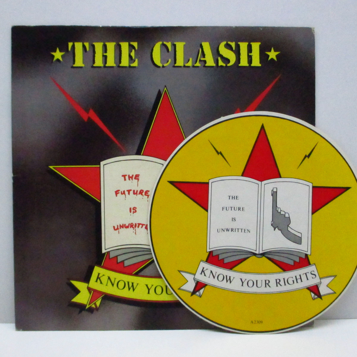 CLASH, THE (ザ・クラッシュ)  - Know Your Rights (UK オリジナル 7"+初回円形ステッカー/光沢固紙折り返しジャケ)