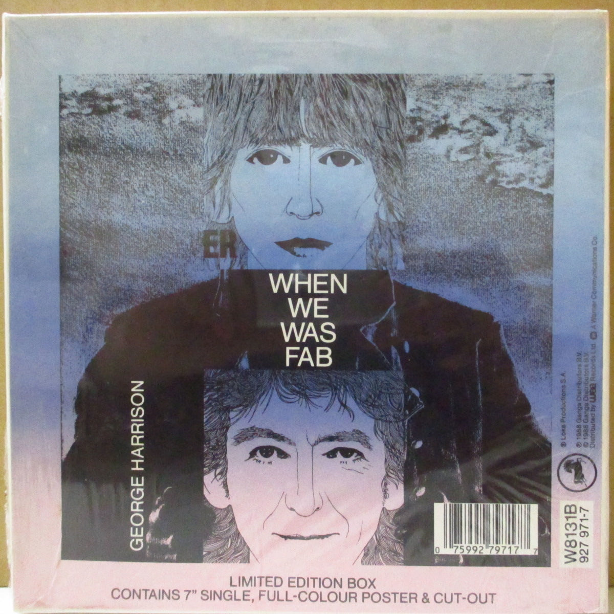 GEORGE HARRISON (ジョージ・ハリスン)  - When We Was Fab (UK '88 限定 7インチ・ボックスセット+ポスター, インサート/廃盤 Newデッドストック)