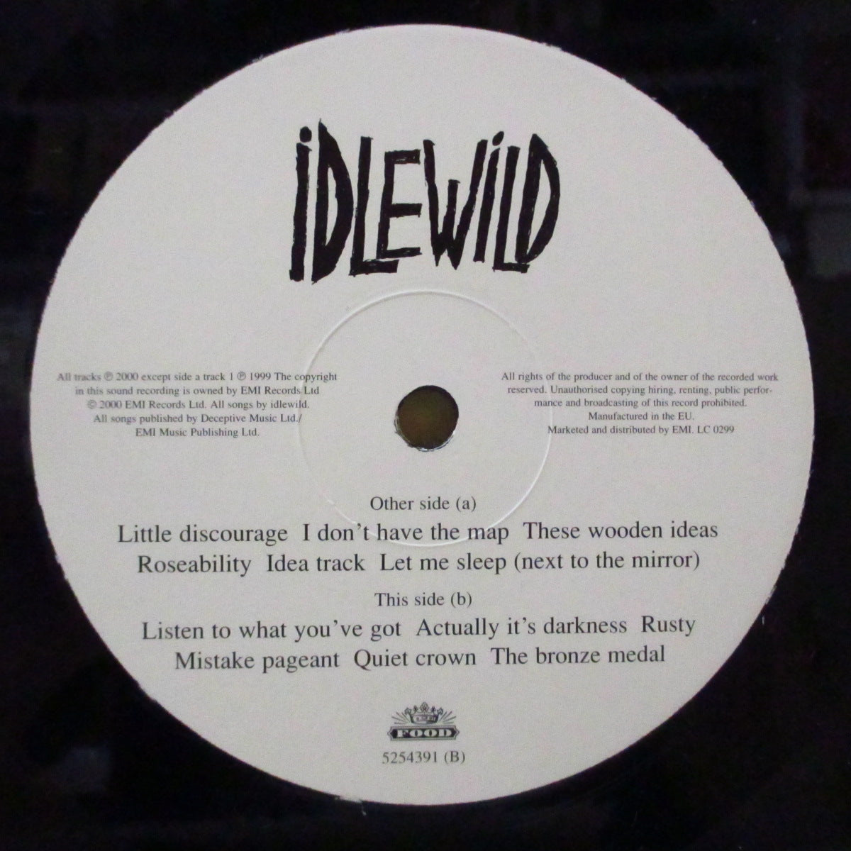 IDLEWILD (アイドルワイルド)  - 100 Broken Windows (UK 限定 LP+インナー, ナンバリング入りインサート/レアステッカー付き光沢ジャケ) '00年2ndアルバム