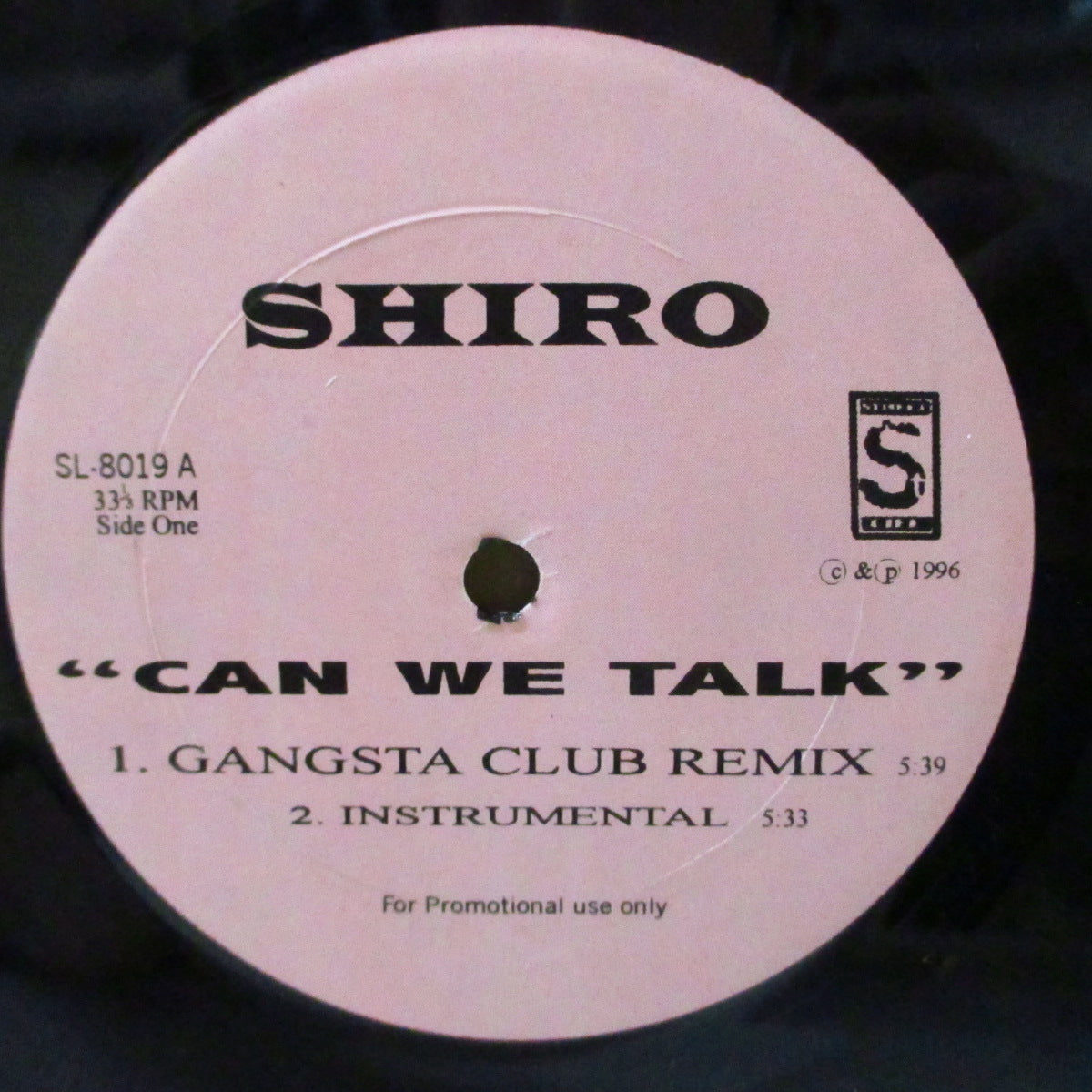 SHIRO (シャイロ) - Can We Talk +3 (US '96 プロモ4バージョン収録33