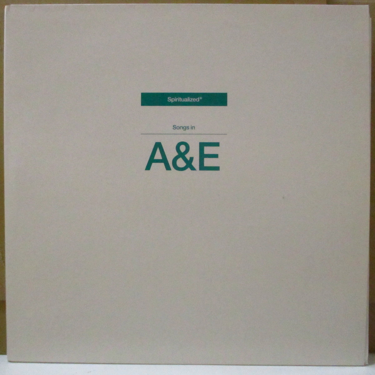 SPIRITUALIZED (スピリチュアライズド)  - Songs In A&E (EU オリジナル「黒盤」 2xLP+インナー/光沢見開きジャケ)