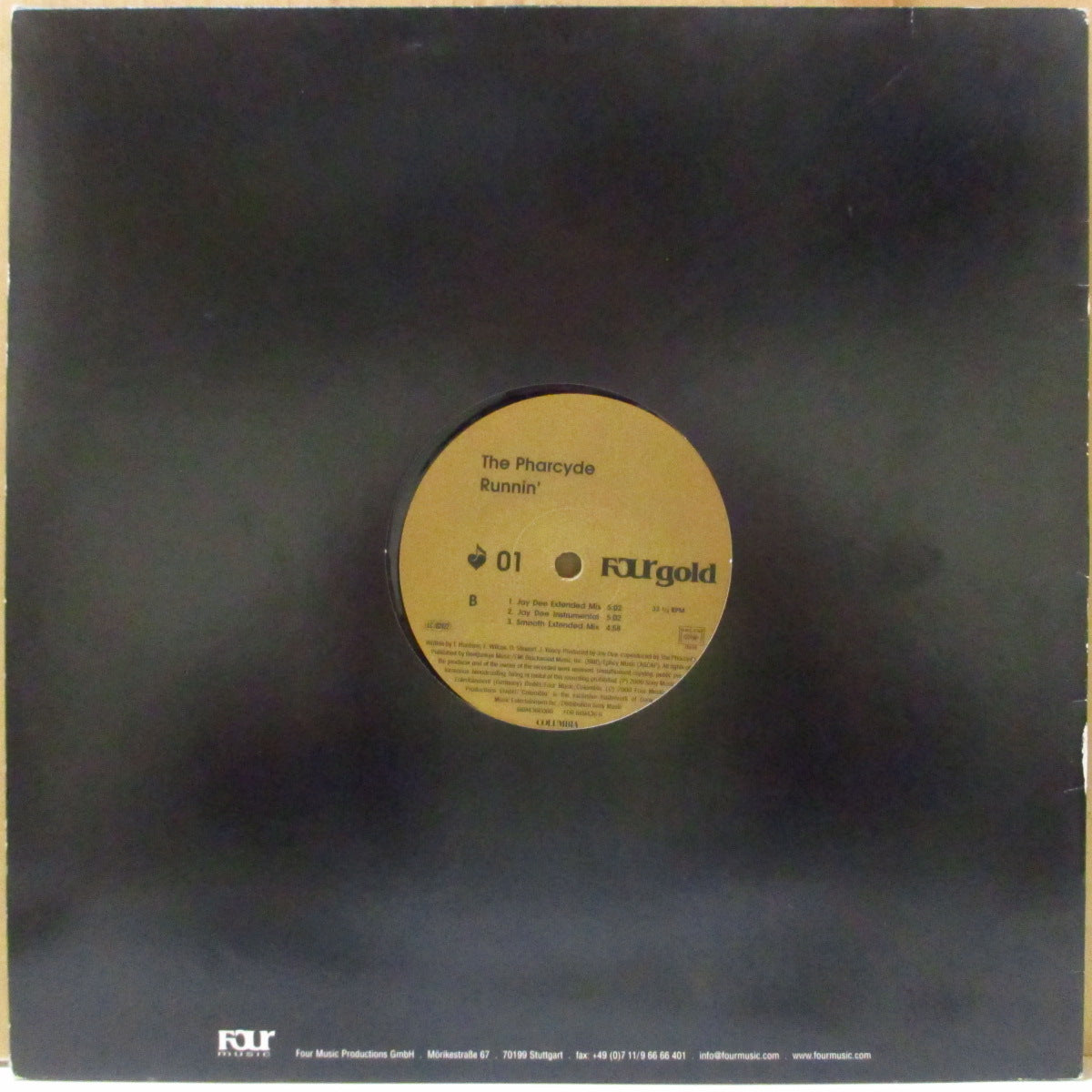 PHARCYDE, THE (ザ・ファーサイド)  - Passin' Me By (EU '00 再発6バージョン収録33回転 12インチ/ダイカットスリーブ)