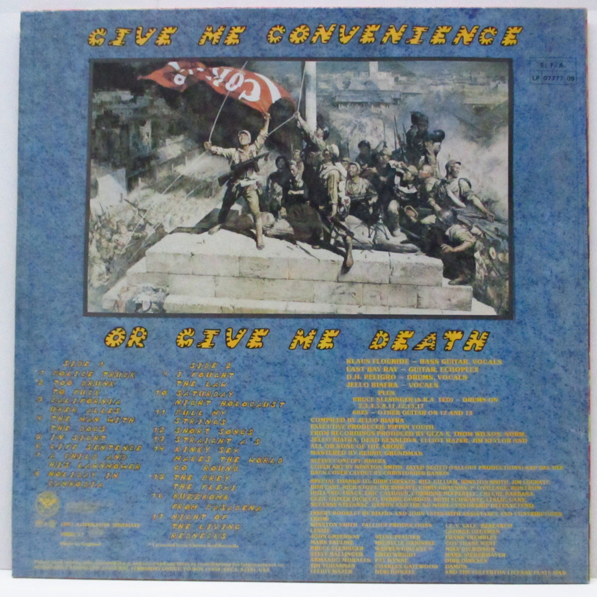 DEAD KENNEDYS (デッド・ケネディーズ) - Give Me Convenience Or Give