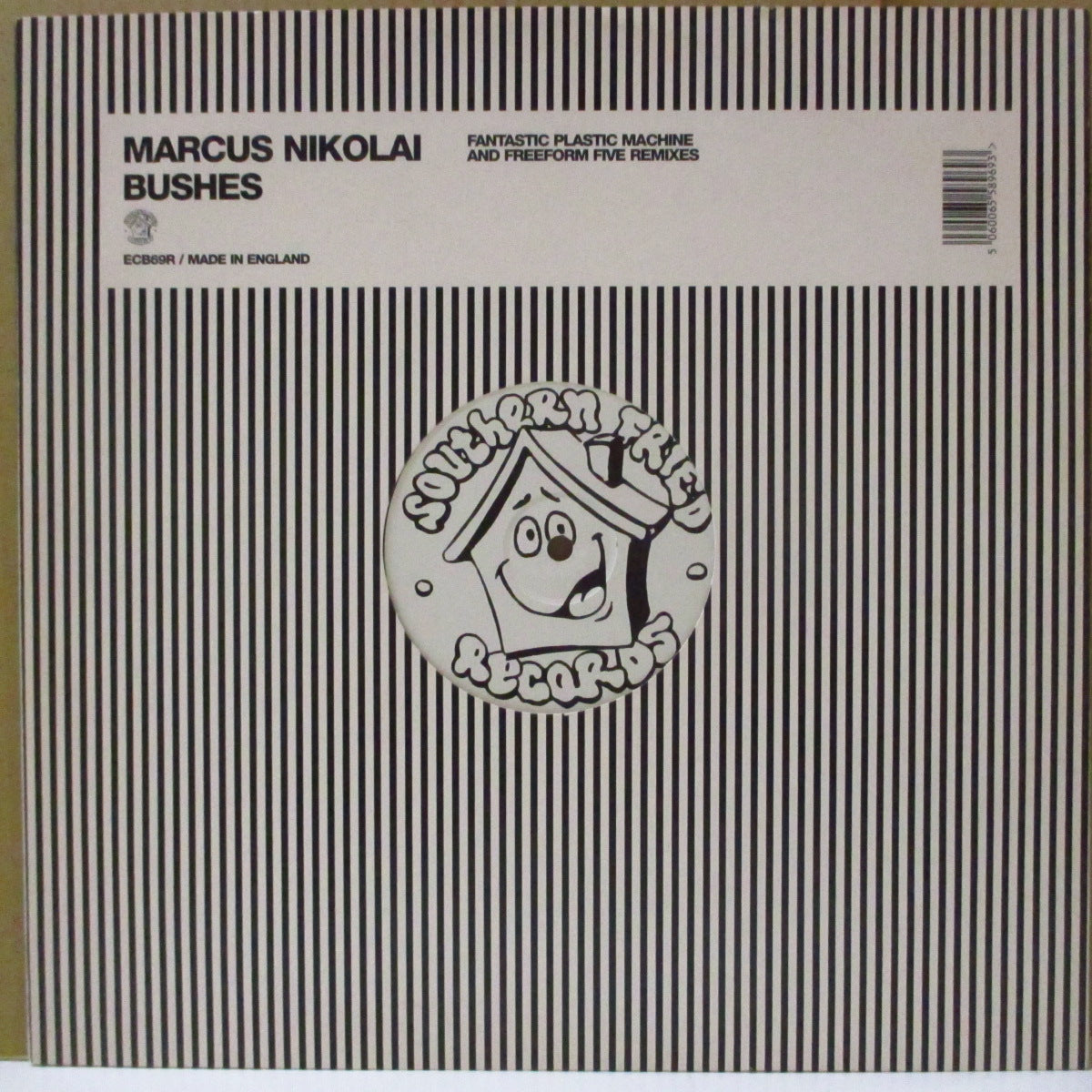 MARCUS NIKOLAI (マーカス・ニコライ)  - Bushes (UK '04 再発4曲入り33回転 12インチ/ダイカットスリーブ)