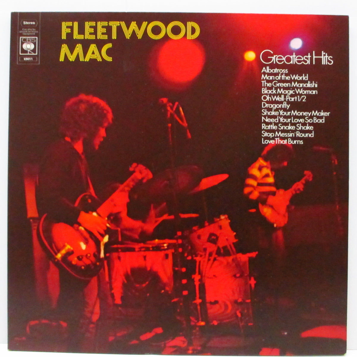 FLEETWOOD MAC (フリートウッド・マック)  - Greatest Hits (UK 70's 再発「オレンジ&イエローラベ」LP/見開ジャケ)