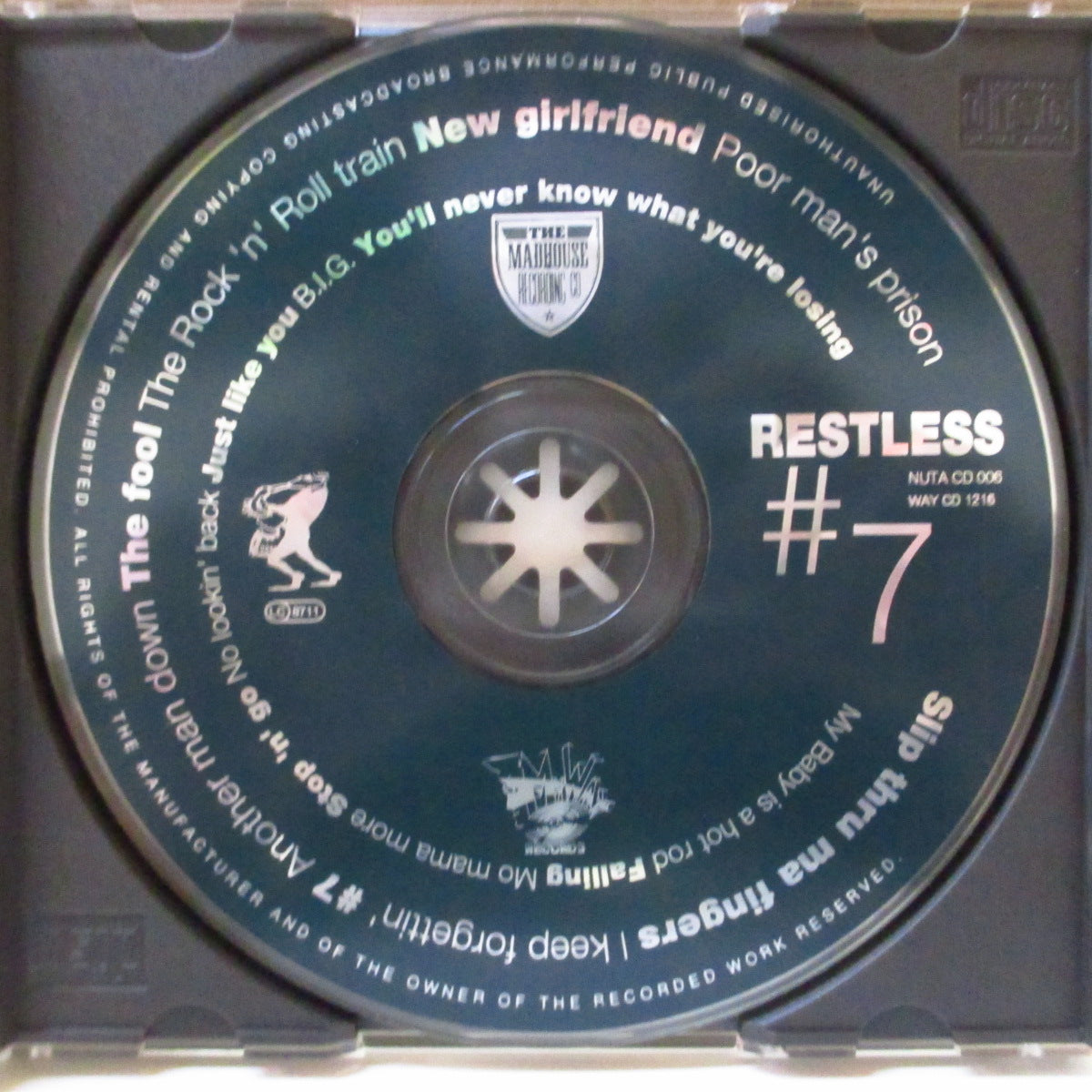 RESTLESS (レストレス)  - Number Seven (EU オリジナル CD) '91年7thアルバム