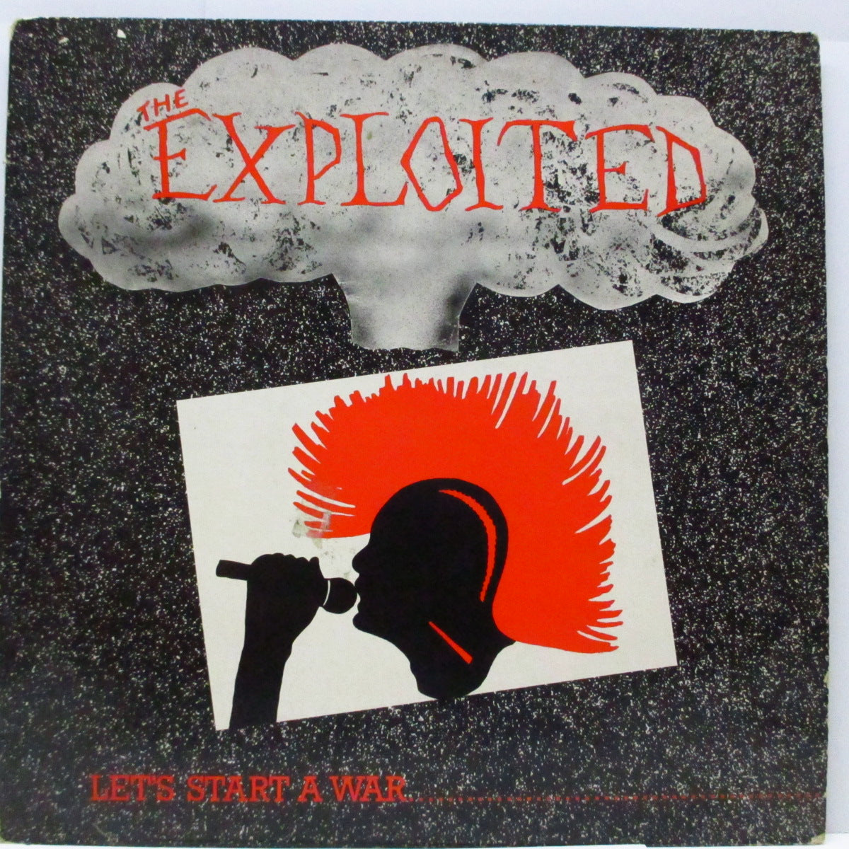 EXPLOITED, THE (ジ・エクスプロイテッド)  - Let's Start A War... (UK '85 再発 LP+「別デザイン」ジャケ/Dojo LP 10)