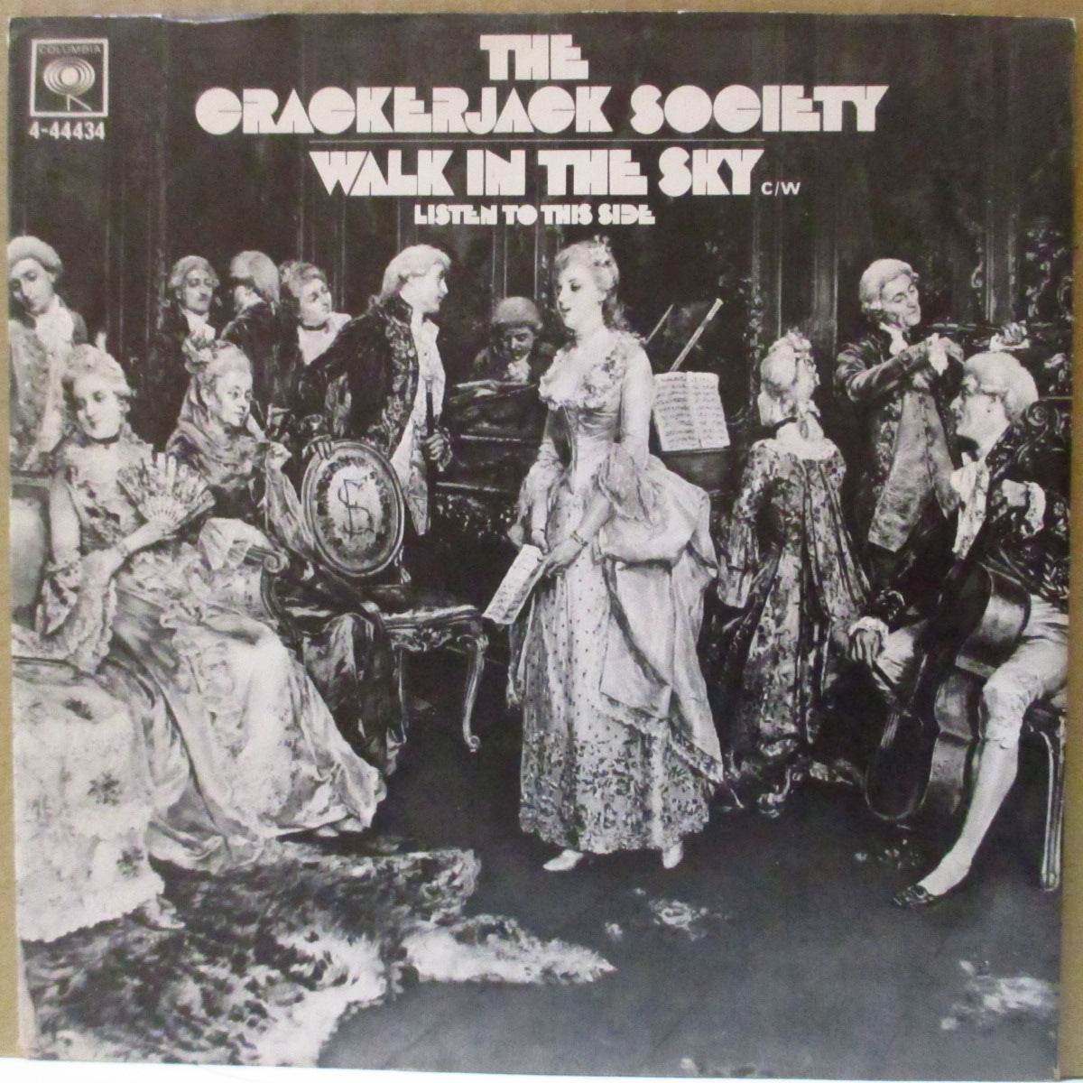 CRACKER JACK SOCIETY, THE (ザ・クラッカ−ジャック・ソサエティ)  - Walk In The Sky (US '68 ジャケ付き プロモ白ラベ 7インチ)サンシャイン・ポップ & ソニックユース元ネタのノイズループ実験的ナンバー！