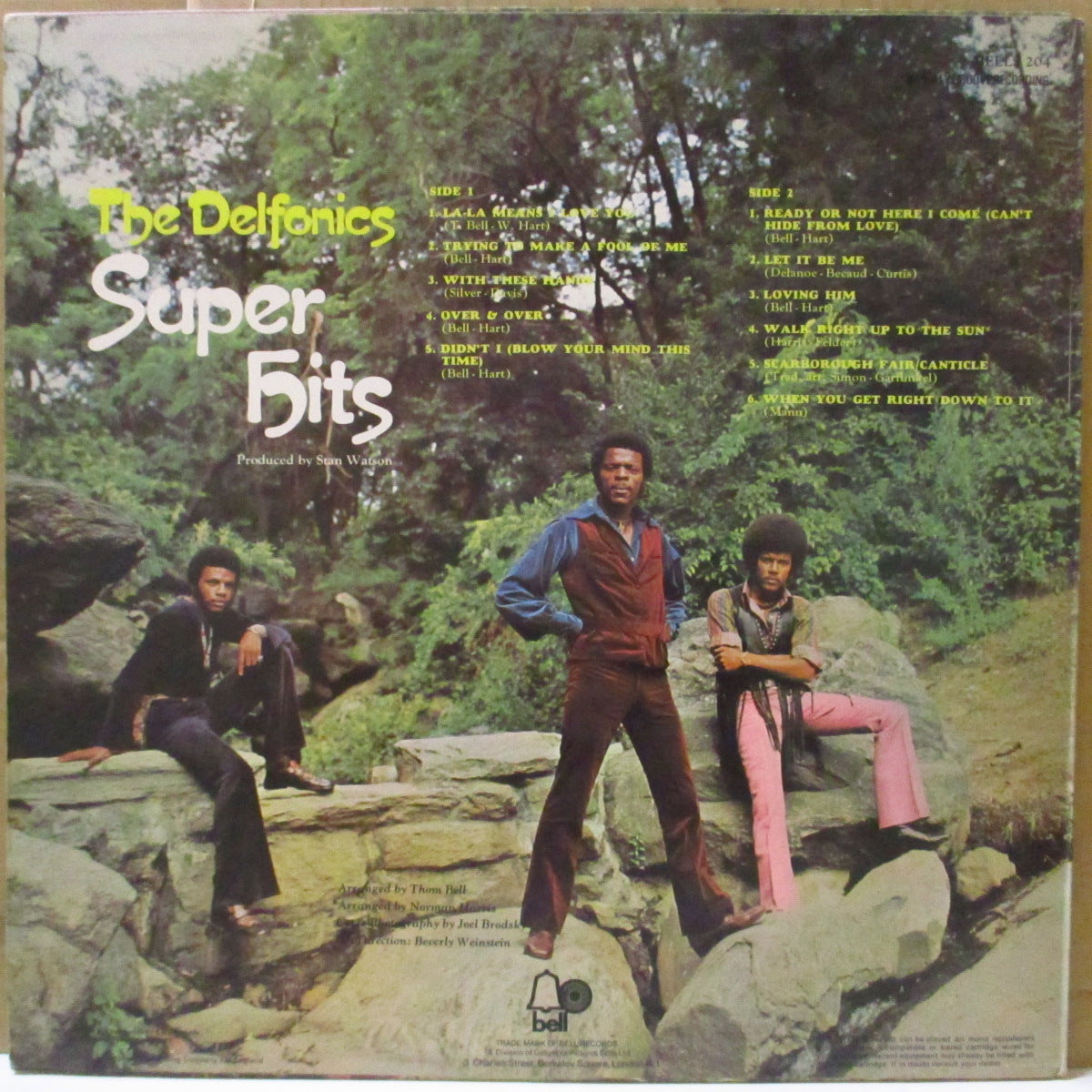 DELFONICS (ザ・デルフォニックス)  - Super Hits (UK '72 オリジナル・ステレオ LP )英国独自別内容のベスト・コンピ！