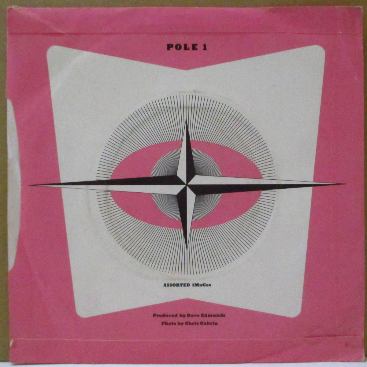 POLECATS (ポールキャッツ)  - John I'm Only Dancing (UK '81 初回オリジナル「紙ラベ・フラットセンター」 7インチ/光沢ソフト紙折り返しジャケ)