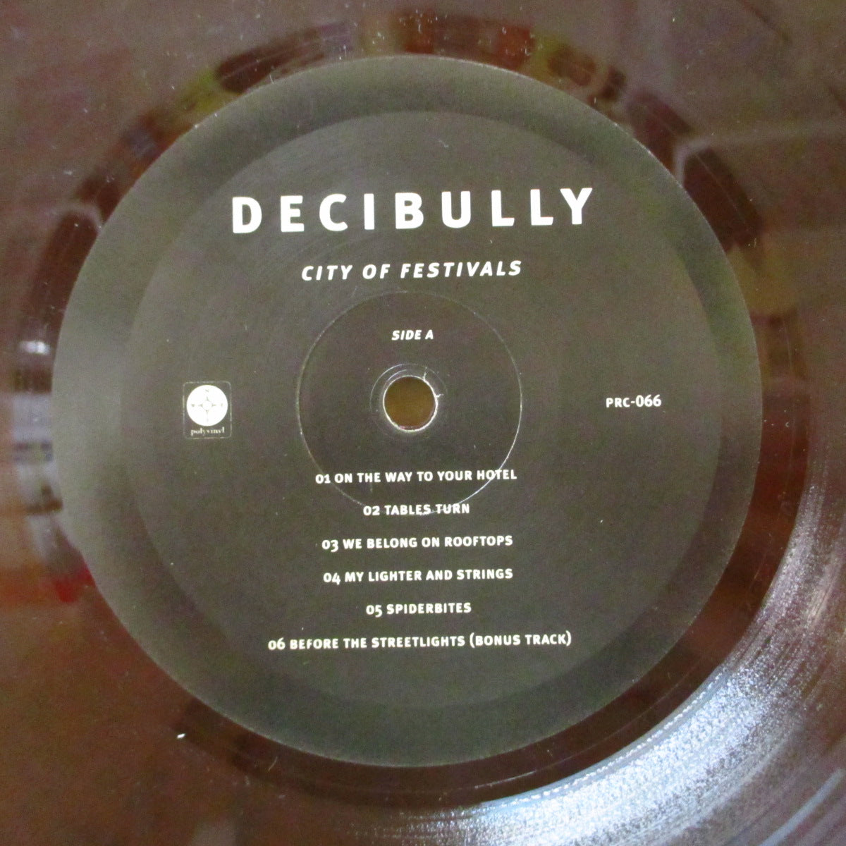 DECIBULLY (ディシブリー)  - City Of Festivals (US 限定「ワインレッドヴァイナル」 LP/レアステッカー付き光沢ジャケ) '03年2ndアルバム