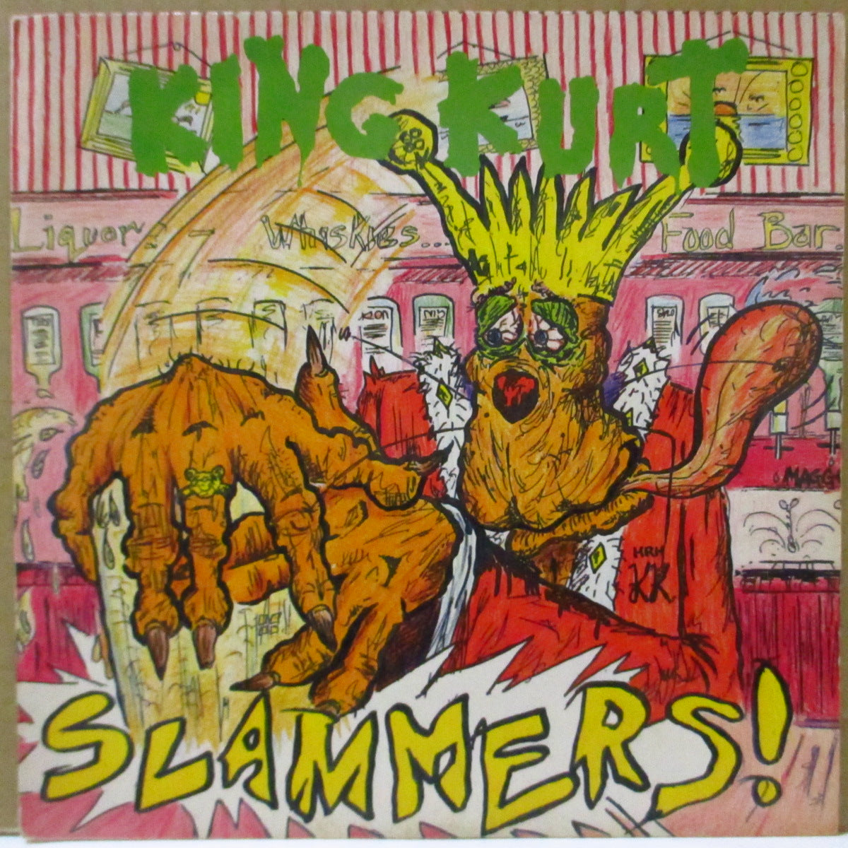 KING KURT (キング・カート)  - Slammers! (UK '85 オリジナル 7インチ/光沢固紙折り返しジャケ)
