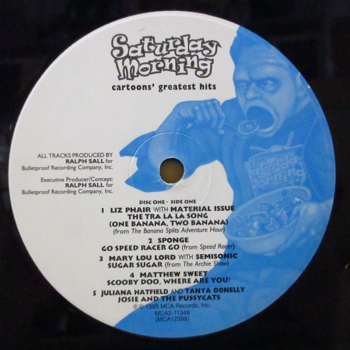 V.A. ('90s UK・オルタナ/インディロック・コンピ)  - Saturday Morning - Cartoon's Greaterst Hits (US オリジナル 2xLP/光沢見開きジャケ) '95年コンピレーション