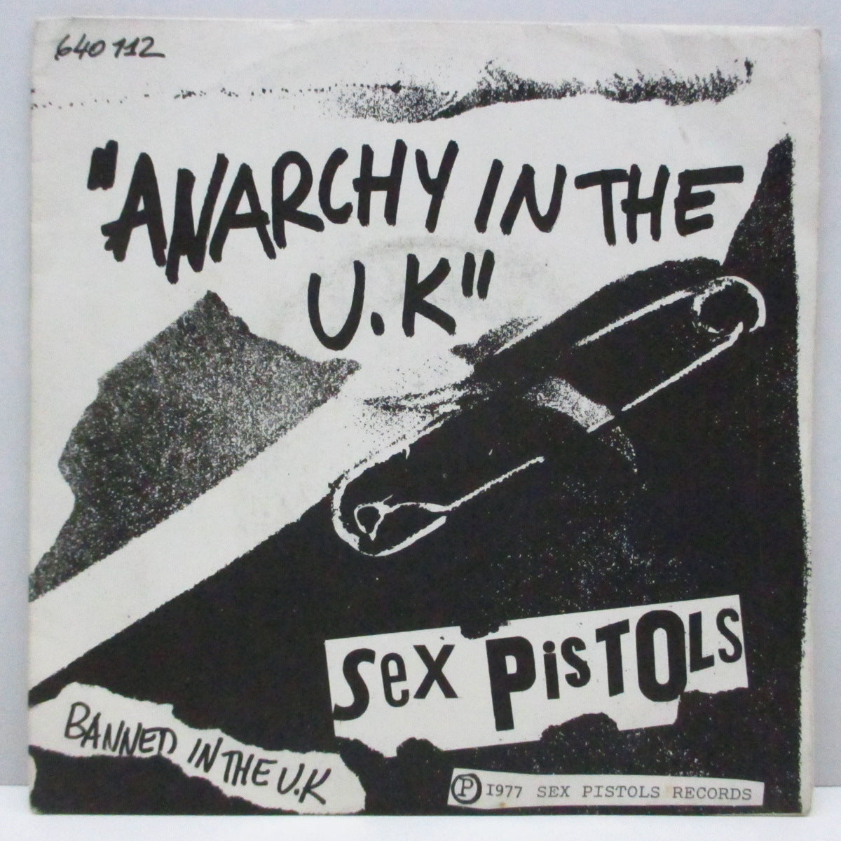 SEX PISTOLS (セックス・ピストルズ)  - Anarchy In The U.K. (France '77 再発 7"+プライスコード「EA」マットソフト紙ジャケ)