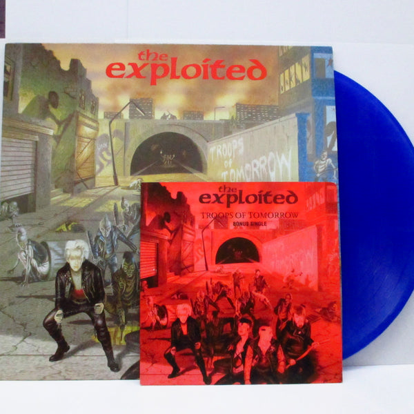 EXPLOITED, THE (ジ・エクスプロイテッド)  - Troops Of Tomorrow (UK '96 限定再発「ブルーヴァイナル」LP+7"/DOJO LP 107)