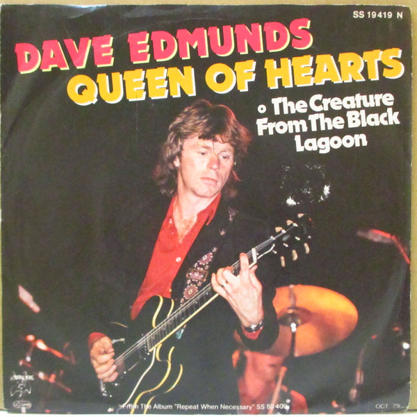 DAVE EDMUNDS (デイヴ・エドモンズ)  - Queen Of Hearts (German オリジナル 7インチ+光沢ソフト紙ジャケ)