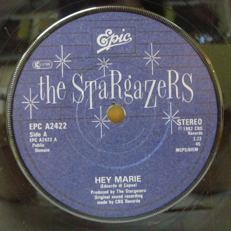 STARGAZERS (スターゲイザーズ)  - Hey Marie (UK オリジナル・ペーパーラベ 7インチ+表面コーティングジャケ)