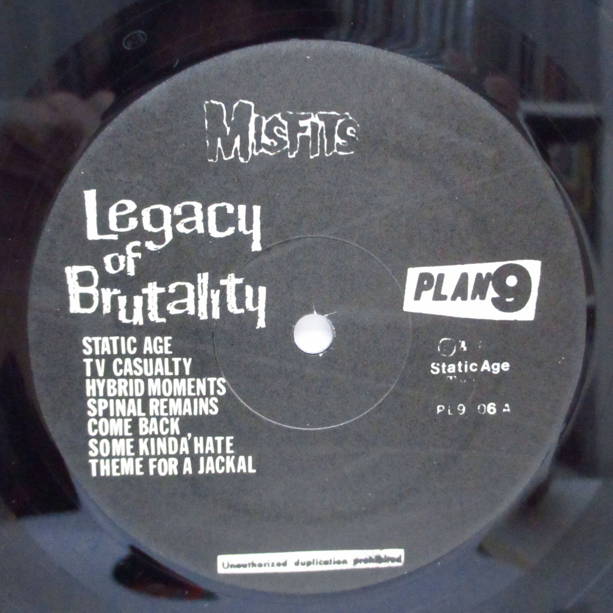 MISFITS (ミスフィッツ) - Legacy Of Brutality (US '86 正規セカンド