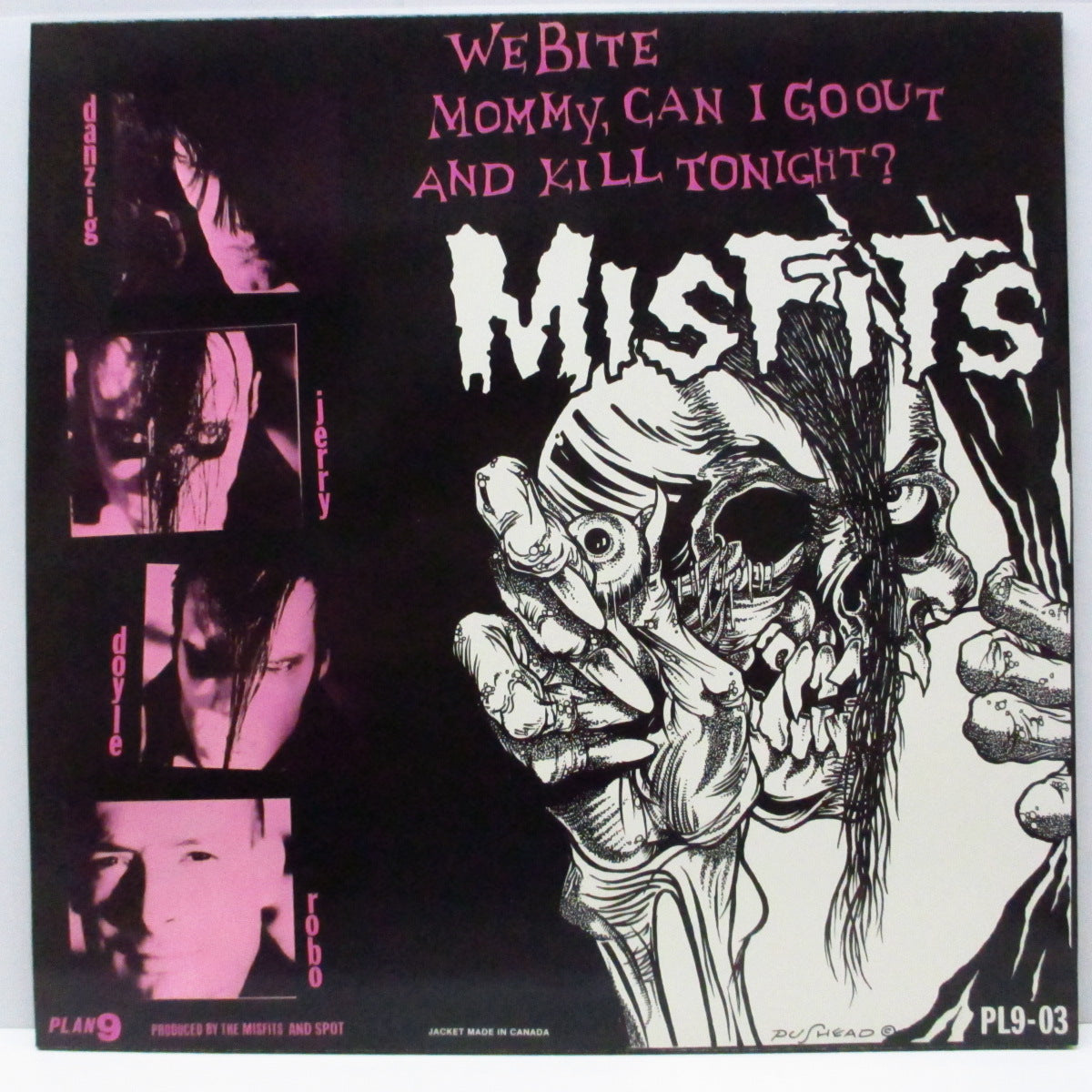 MISFITS (ミスフィッツ)  - Die Die My Darling (US '86 サードプレス正規再発「光に透かすと赤茶色盤 」12") 
