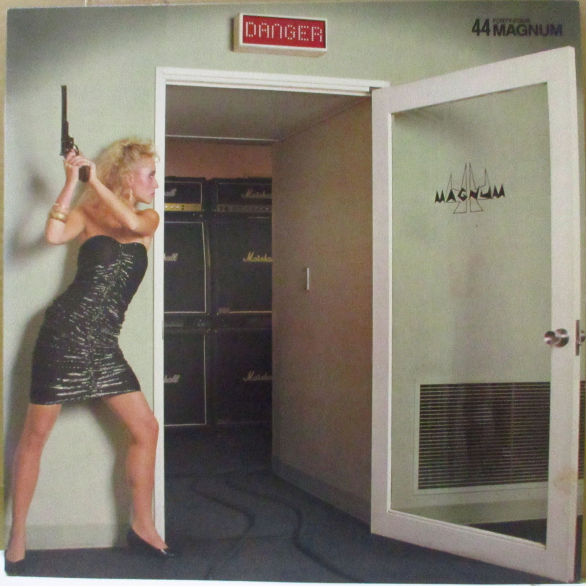 44 MAGNUM (44 マグナム)  - Danger (Japan オリジナル LP+インサート/帯欠) '83年1stアルバム