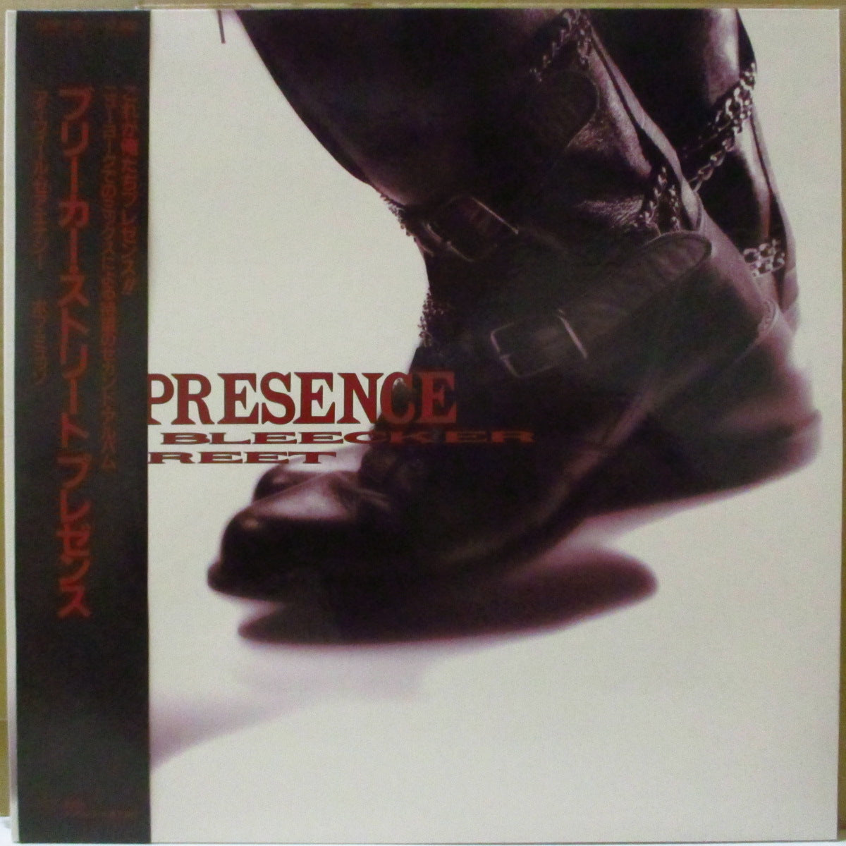 PRESENCE (プレゼンス)  - Bleecker Street (Japan オリジナル LP+帯, インサート/光沢見開きジャケ) '88年2ndアルバム